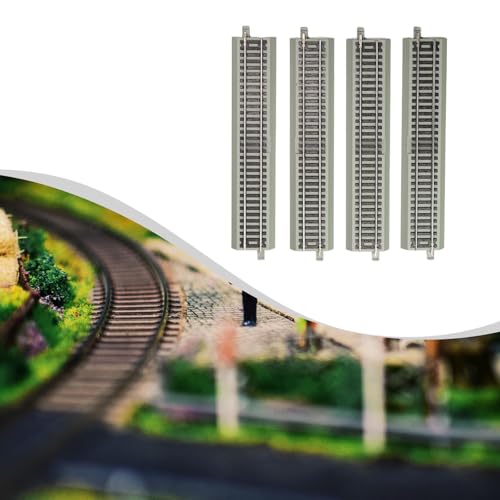 Rails train miniature HO robustes en fer et PP pour modélisme ferroviaire durable - 4
