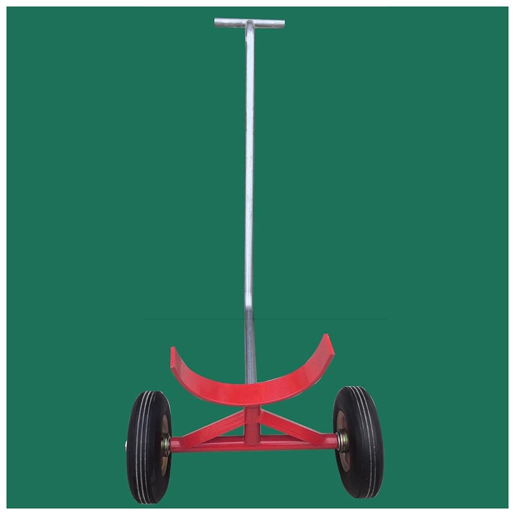 Chariot de transport robuste pour tuyaux acier 1000 kg avec roues 33cm