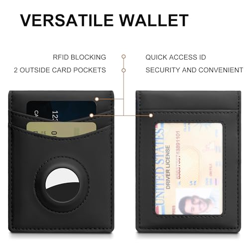 Image of Suncat Slim Airtag Wallet for Men Card Holder RFID Wallet with Money Clip
