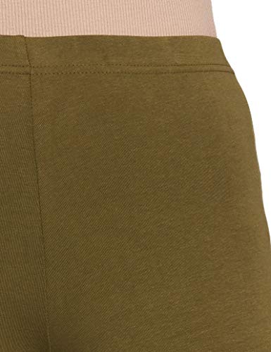 Image of GO COLORS Soft Cotton Stretch Ankle Length Leggings for Women | Breathable