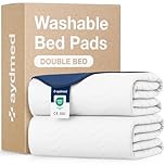 2 x AYDMED Essential Washable Incontinence Bed Pads | For Double & Single Beds | Maximum Absorbency 100% Leakproof Kylie Sheets | Reusable Waterproof Bed Wetting Sheets For Adults, Children & Babies