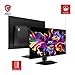 MSI MAG 321UPX QD-OLED 31.5 Zoll 4K UHD Gaming Monitor - 3840 x 2160 Quantum Dot OLED Panel, 240Hz / 0.03ms, 99% DCI-P3, ΔE≤2, DisplayHDR True Black 400 - DP 1.4a, HDMI 2.1, USB Type-C