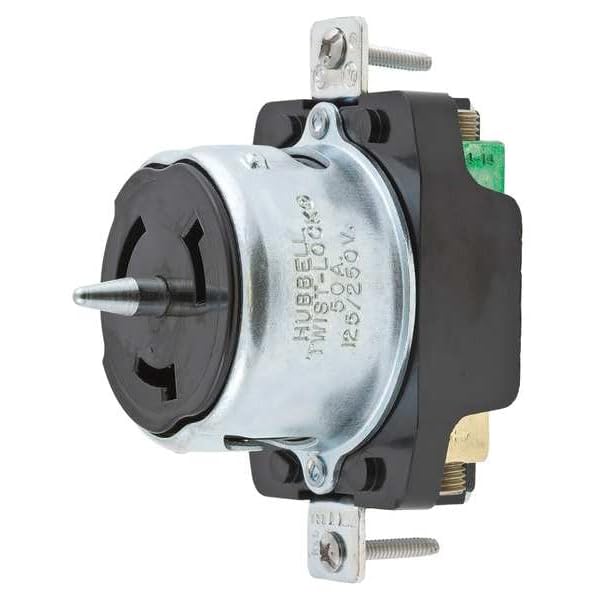 Image of Hubbell CS8269 Locking Receptacle 50 amp, 250V, 2 Pole 3 Wire