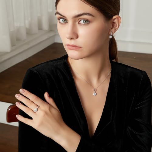 14K Gold 1ct Diamond Drop Earrings for Women, VVS1 D-Color, Ideal Gift for Daily Wear3