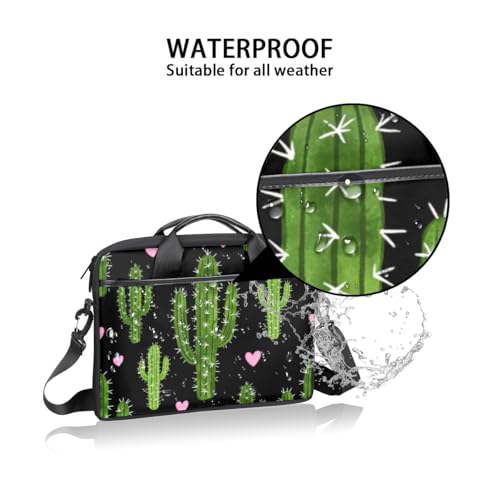 Bolso para laptop con diseño cactus para mujer y hombre miniatura 3