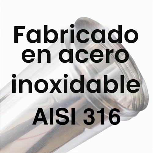 Miniatura 4 de Kit Tubos Estufa De Pellets 80 Mm De Acero Inox 316 L 600 Ce 1856-2