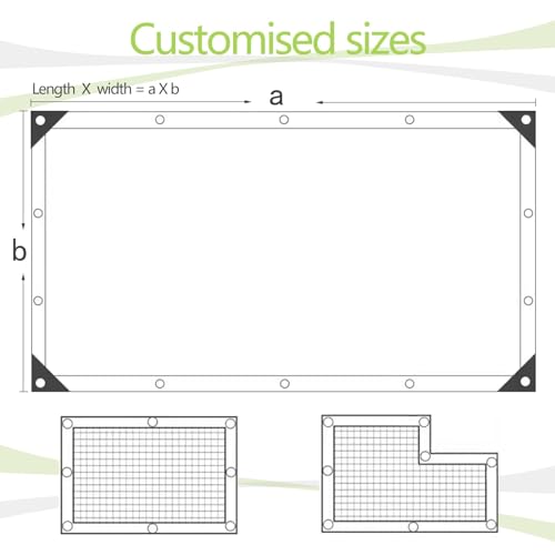 Toldo Vela de Sombra con 96% de protección solar y ojales resistentes 5