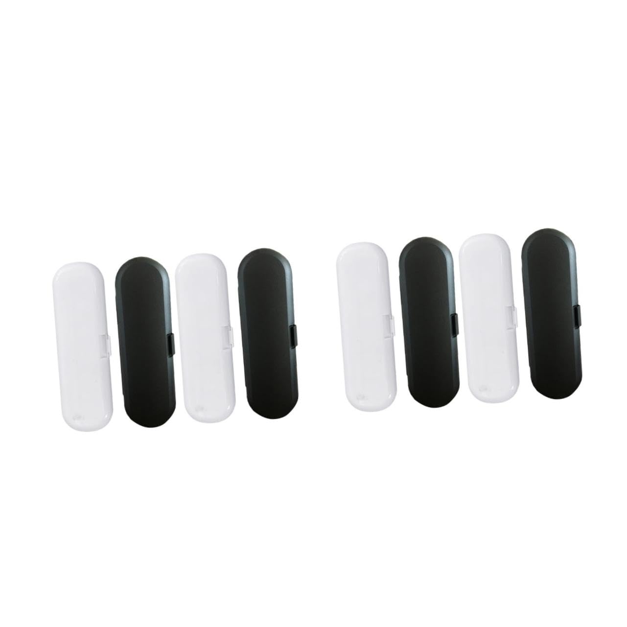 FRCOLOR 2 set Custodia Da Viaggio Per Spazzolini Da Denti Custodia Per Spazzolini Da Denti Portaspazzolino Da Viaggio Portaspazzolini Da Viaggio Custodia Portatile Per 4 pezzi*2