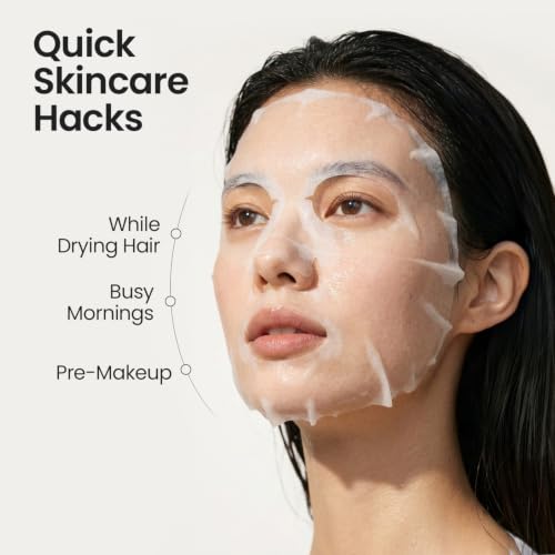 Image of SKINFOOD Rice Daily Mask 30 Sheets, Korean Quick & Easy Daily Care Hacks, Large Capacity, Sheet Mask