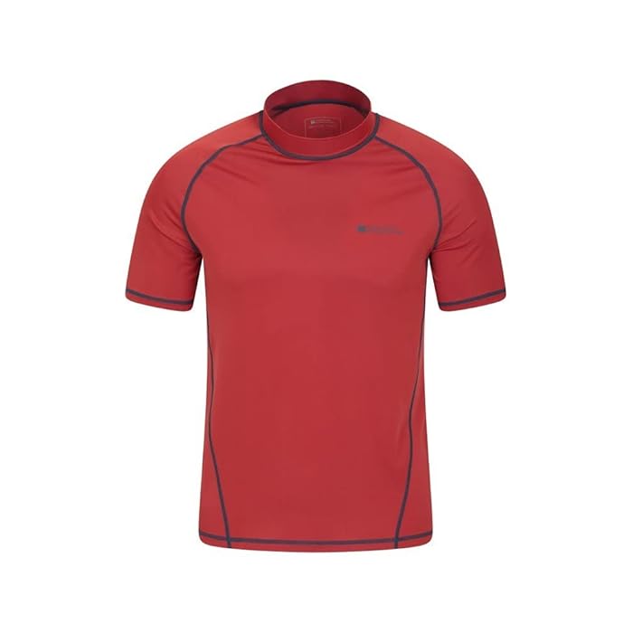 Buy Recycled Mens Rash Vest UPF 50+ Diving Rash Guard, Flat Seams