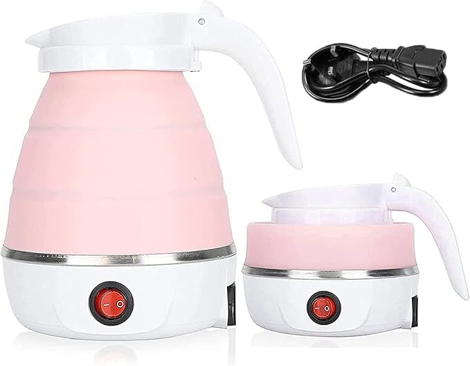 Foldable Electric Kettle, Mini Travel Kettle, Portable Collapsible Kettle