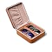 Shurhome Sophisticated Watch and Eyeglass Storage Case with Materials Home Accessory for Fashionable Collectors PU Leather