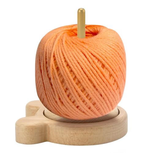 VQBKHO Wollabwickler Holz, Wollknäuelhalter Kugellager Doppelte...
