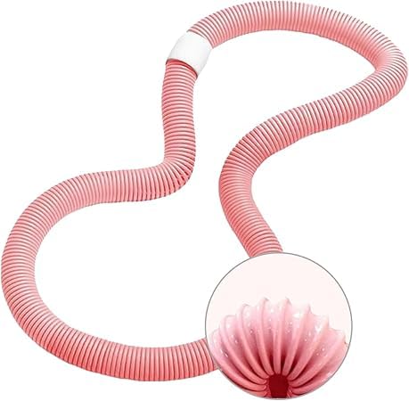 ソフトフラフープ ダイエット用 約1.5kg 【2025製品改良】 一体型PVC 柔らかいスプリング フラフープダイエット 大人用 重い 痩せるフラフープ 静音設計 有酸素運動 脂肪燃焼 筋トレ シェイプアップリング 重み付け 折りたたみ式 収納簡単 ポー