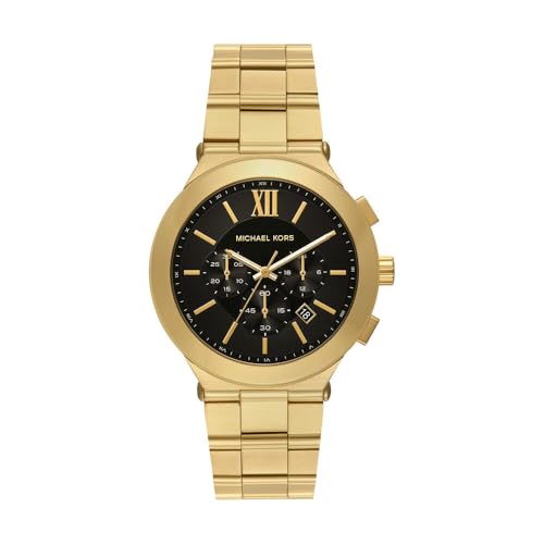 Michael Kors Billie Montre Homme, Mouvement Chronographe Quartz avec Bracelet en Acier Inoxydable