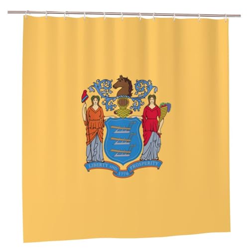 Rideau de douche polyester anti-moisissure New Jersey 183x183 cm - 2