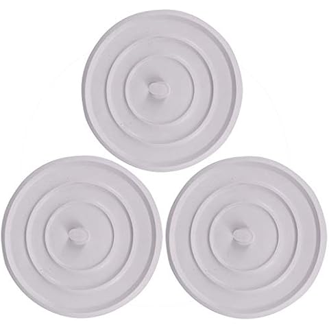 Dogxiong 3 Package 4.5-Inches Silicone Bathtub Drain Stopper Plug Sink Plug Universal Sink Stopper and Travel Plug for Kitchens, Bathrooms and Laundries Cover