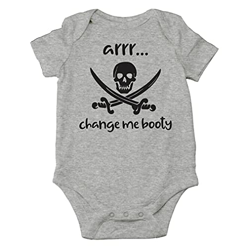 Image of AW Fashions Arrr Change Me Booty - Hilarious Pirate Joke, Captain Adorable - Cute One-Piece Infant Baby Bodysuit