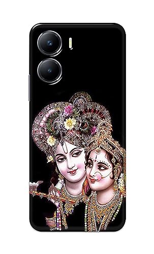 Image of PRINTFIDAA� Printed Hard Back Cover Case for Vivo Y56 5G Back Cover (Radha Krishna) -2808