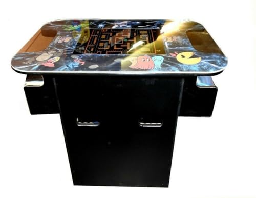 Doc and Pies Full-Size Professional Cocktail Arcade Machine | 412 Classic Games | 2-Player LCD Screen