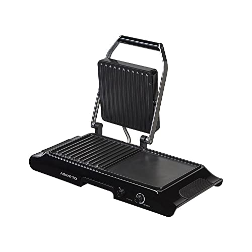 GRILL ELETRICO DUO GRILL MR CHEFF PRENSA GDG 02 PR 1600W 220V AGRATTO