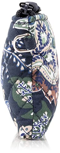 Vera Bradley Women's Women's Cotton Coin Purse, Java Navy Camo - Recycled Cotton, One Size #TOP3