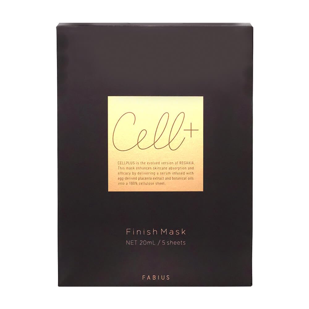 FABIUS Cell+ Finish Mask 5枚入り　2箱セット Amazon.co.jp: セルプラス フェイスパック 5枚 個包装 [美肌成分65種
