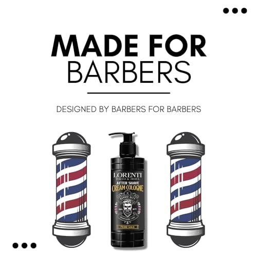 Lorenti Aftershave Cream Cologne Barber Quality, Heals Skin, Nourishes, Long Lasting Smell, and Calms Down Burn - For All Skin Types 13.5 Fl Oz (Prime Gold) - Image 5