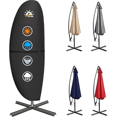 Zettum 600D Patio Umbrella Cover Cover