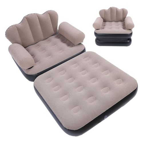 VBESTLIFE Silla Inflable 198x70 Cm, Café