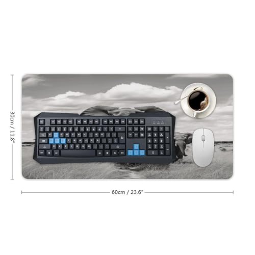Elephant Walking Desk Pad Waterproof Mouse Pad miniatura 2