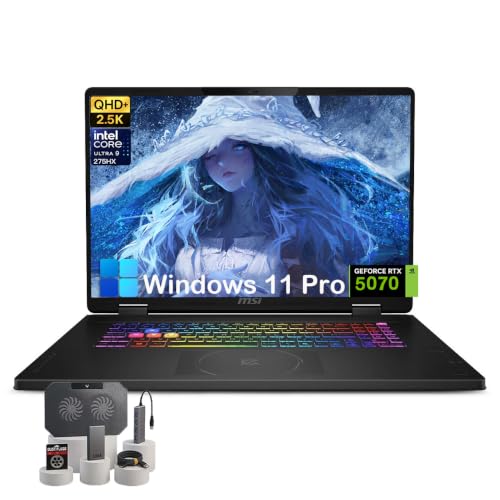 Image of msi Crosshair 18 HX AI 18 inch Gaming Laptop, Intel 24-Core Ultra 9 275HX