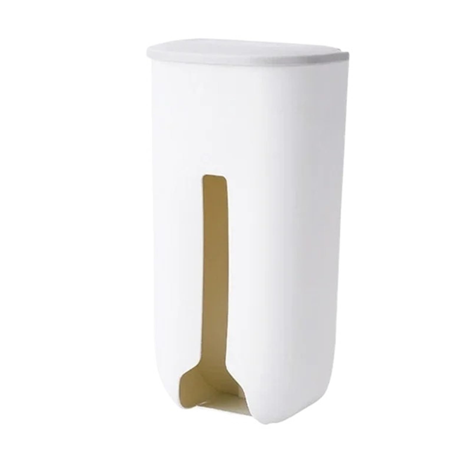 Dispensador de Bolsas plástico extraíbles for Cocina, Soporte Bolsillo for Basura, Organizador Ahorro rellenables, 2 uds(White)