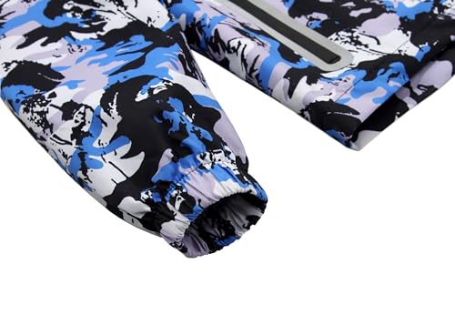 Image of Boys Girls Rain Jackets Lightweight Waterproof Hooded Raincoat Lined Windbreakers for Kids