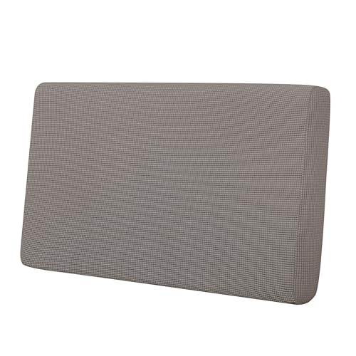 Image of Easy-Going Stretch 1 Piece Loveseat Couch Cushion Cover for Sofa | Sofa Cushion Furniture Protector Sofa Seat sofa slipcover Washable sofa cover soft with Elastic Bottom Taupe