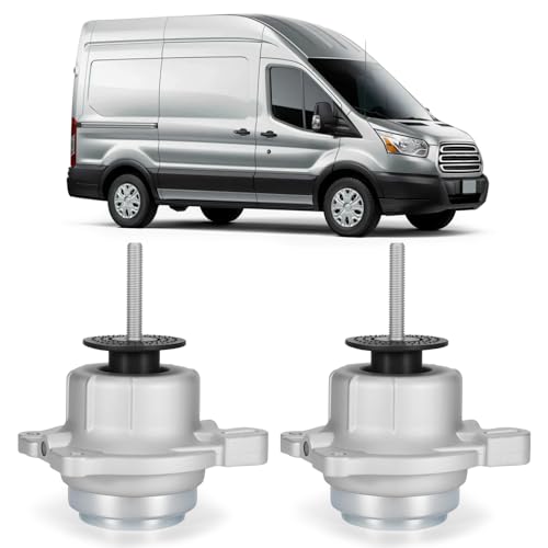 semkalo Front Engine Motor Mount, Fit for 2015-2019 Ford Transit-150, Transit-250, Transit-350, Transit-350 HD 3.2L 3.5L 3.7L - Replace CK4Z6096B Engine Transmition Mount (2-Pack)