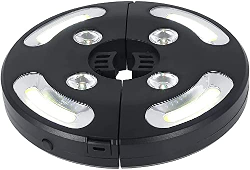 Lámpara para Sombrilla de Patio Luces Sombrilla Luces de sombrilla Inalámbricas 24 LED Iluminación blanca pura Paraguas de patio Luz de sombrilla Poste Tiendas de campaña de patio Luces para patio