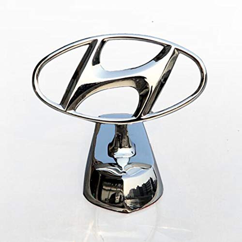 YKLL3D Emblem Car Logo Front Hood Ornament Car Cover Chrome Badge for Auto Car (fit hy)