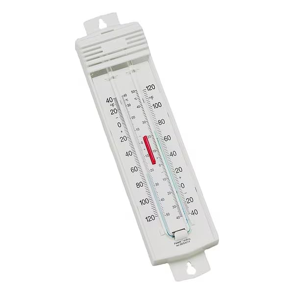 Analog Thermometer, -40 Degrees to 120 Degrees F for Wall or Desk Use, Mfr: 546035-A