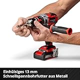 Einhell Akkuschrauber TE-CD 18 Li-i Brushless Power X-Change (mit Schlagfunktion, Li-Ion, 18 V, 2 Gang, 60 Nm, LED Licht, Koffer, inkl. 2 x 2,0 Ah Akku und Ladegerät) - 9