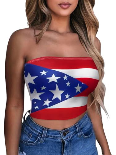 Image of Summer Tube Tops Basic Crop Tops for Women Strapless Tank Casual Tunics Sexy Short Shirts 2026