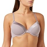 Iris & Lilly Damen BH Mikrofaser volle Abdeckung, Staublila, 80C