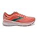 Brooks Women's Adrenaline GTS 22 Supportive Running Shoe - Coral/Latigo Bay/White - 9 Medium