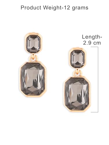 Crystal Shine Stones Studded Stud Earrings - ZPFK16216