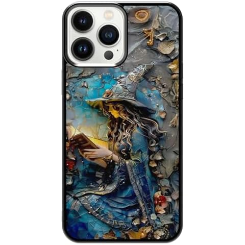 qizjio Halloween Witch Phone Case Cover