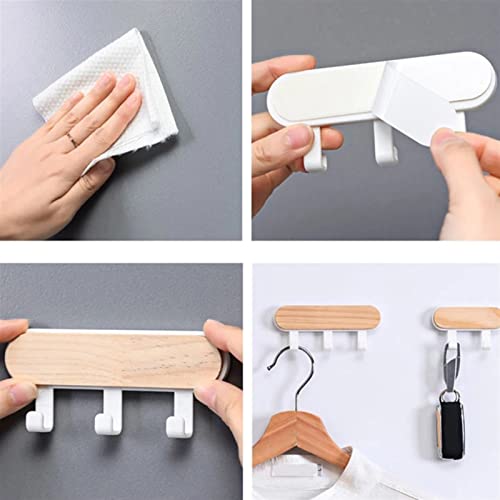 Porte-serviettes de rangement et support de manteau mural polyvalent - 8