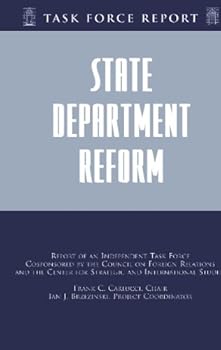 Paperback State Department Reform: Report of an Independent Task Force Book