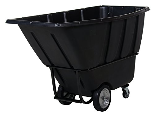 Carretilla pesada de plástico Vestil 1 yarda cúbica 2100 lb miniatura 4