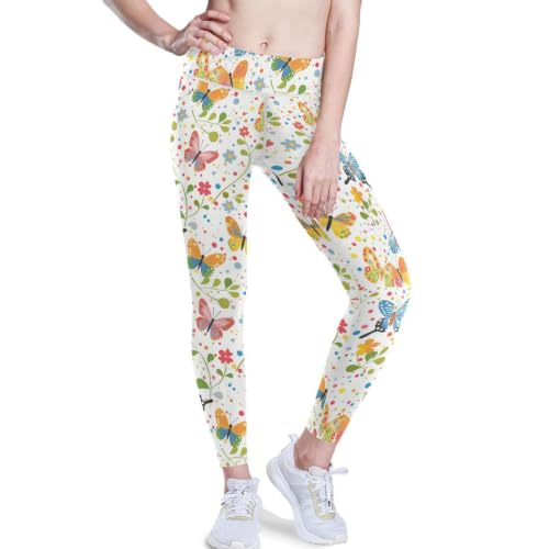 Leggings de yoga coloridos para entrenar en el gimnasio y caminar al aire libre