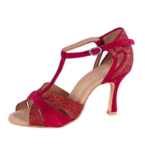 Chaussures de danse en nubuck de fabrication portugaise par Rummos avec talon 70R